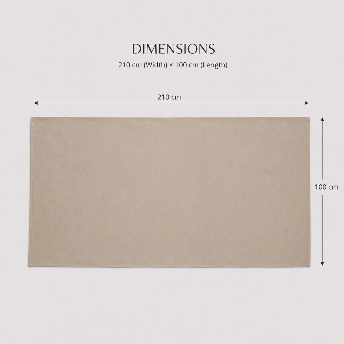 Scarf Oran: XL - Cream