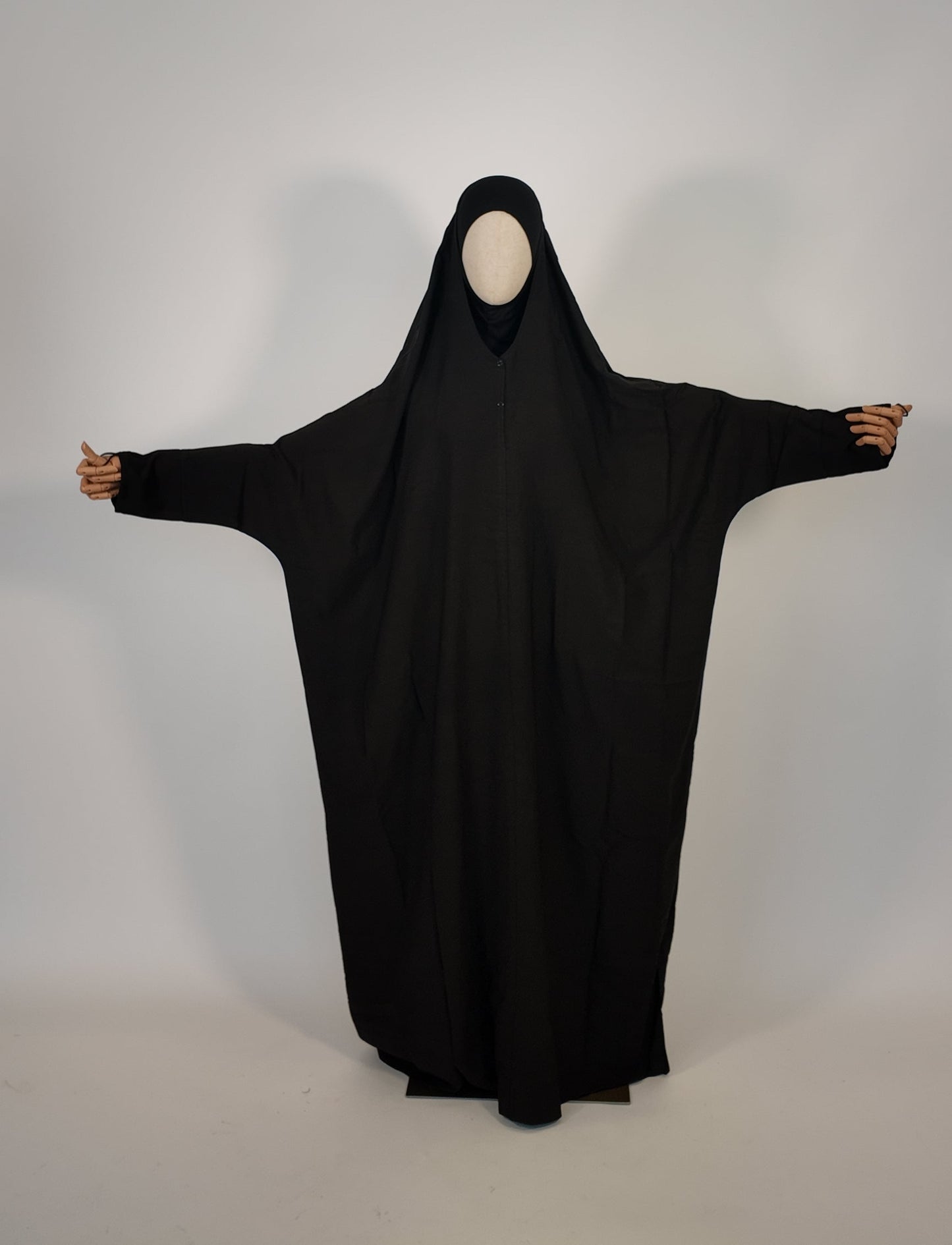 Jilbab Berbara: V-Neck, Snap Buttons & Petite