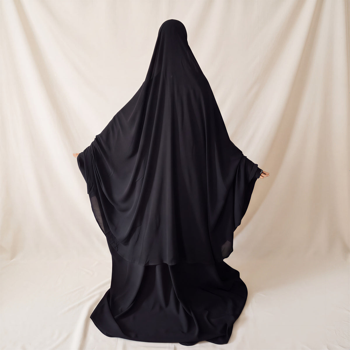 Khimar Lusail: Open Design (Snap-buttons)