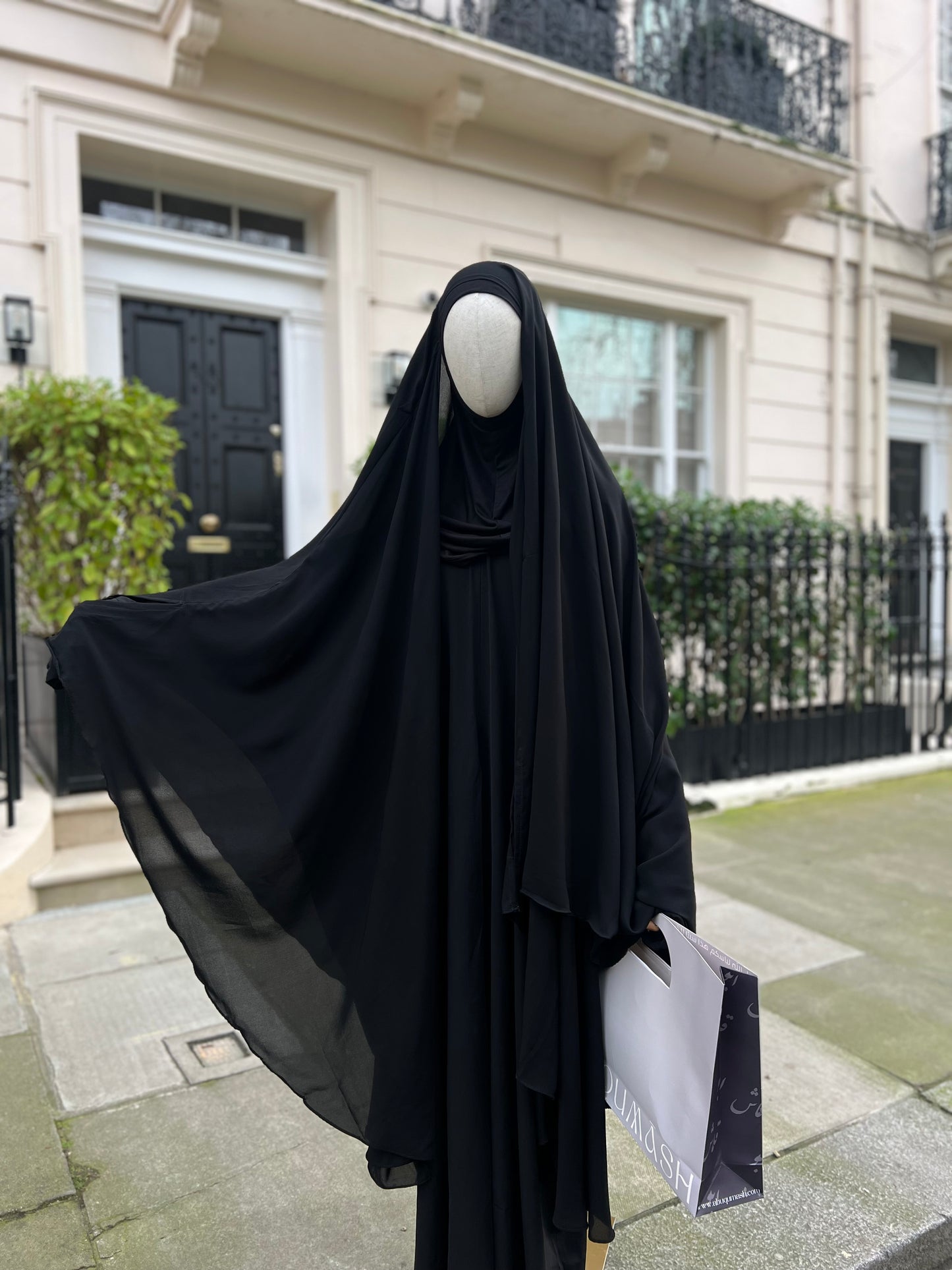 Judi - Open V-Neck Khimar