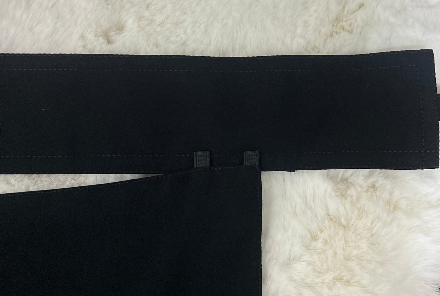 Double-Hidden Elastic Niqab | Velcro (M)