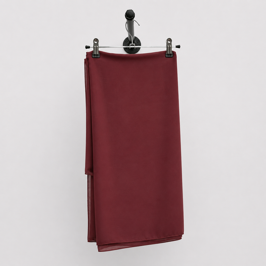 Scarf Oran: XL - Burgundy