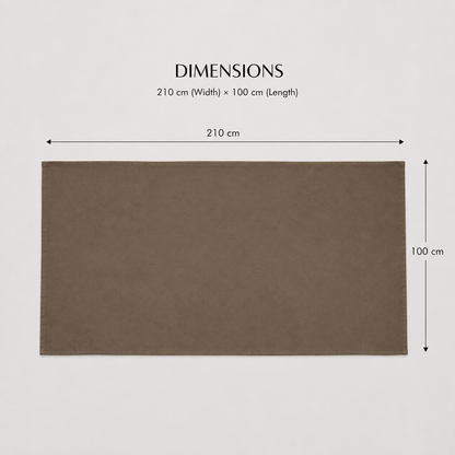 Scarf Oran: XL - Taupe