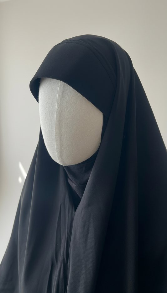 Khimar Kairouan: Structured Headband & Double-Layered