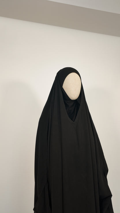 Jilbab Basra: V-Neck