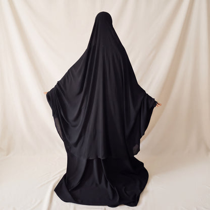 Khimar Lusail: Open Design (Snap-buttons)