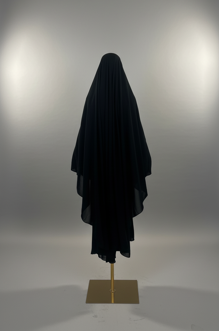 Khimar Aswan: Flap, XL & V-Neck