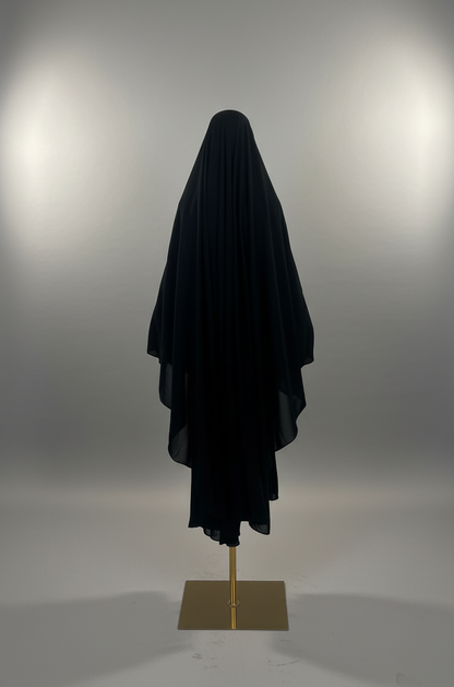 Khimar Aswan: Flap, XL & V-Neck