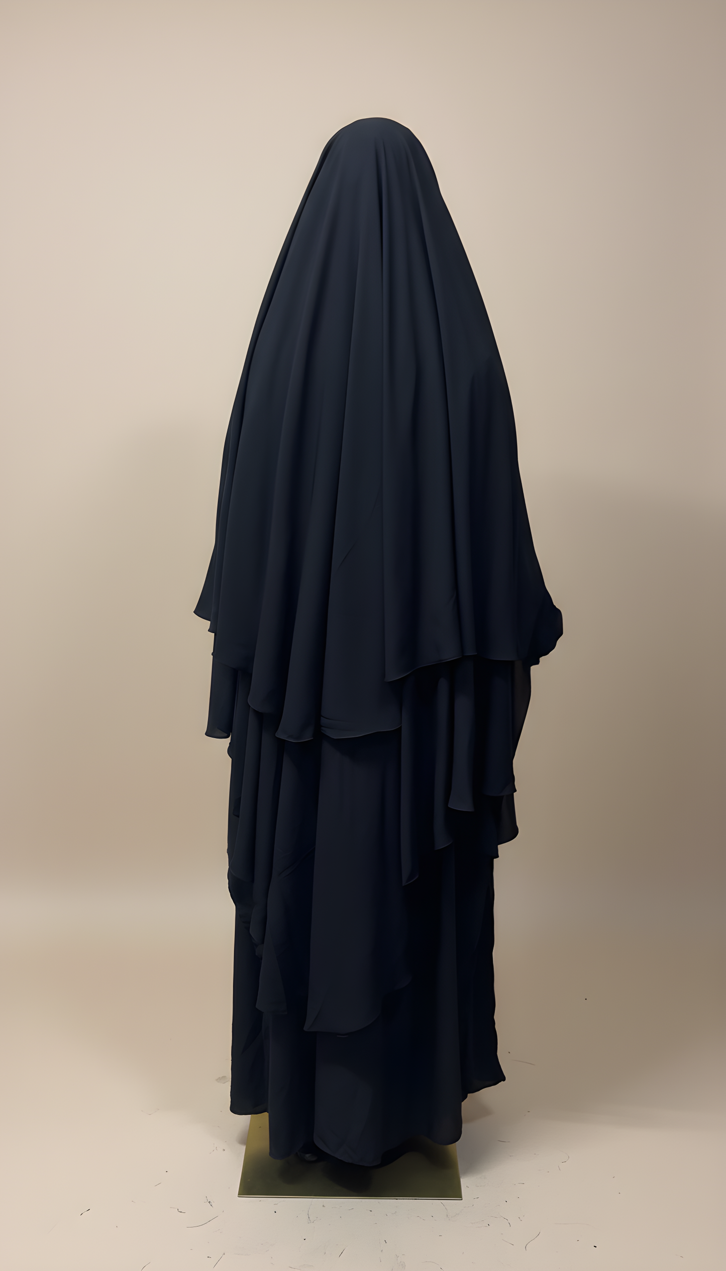 Niqab Al-Halab: Flap, XL, Zip, Integrated Khimar & String