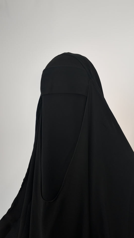 Niqab Tripoli: Jersey Headband, Long, Flap