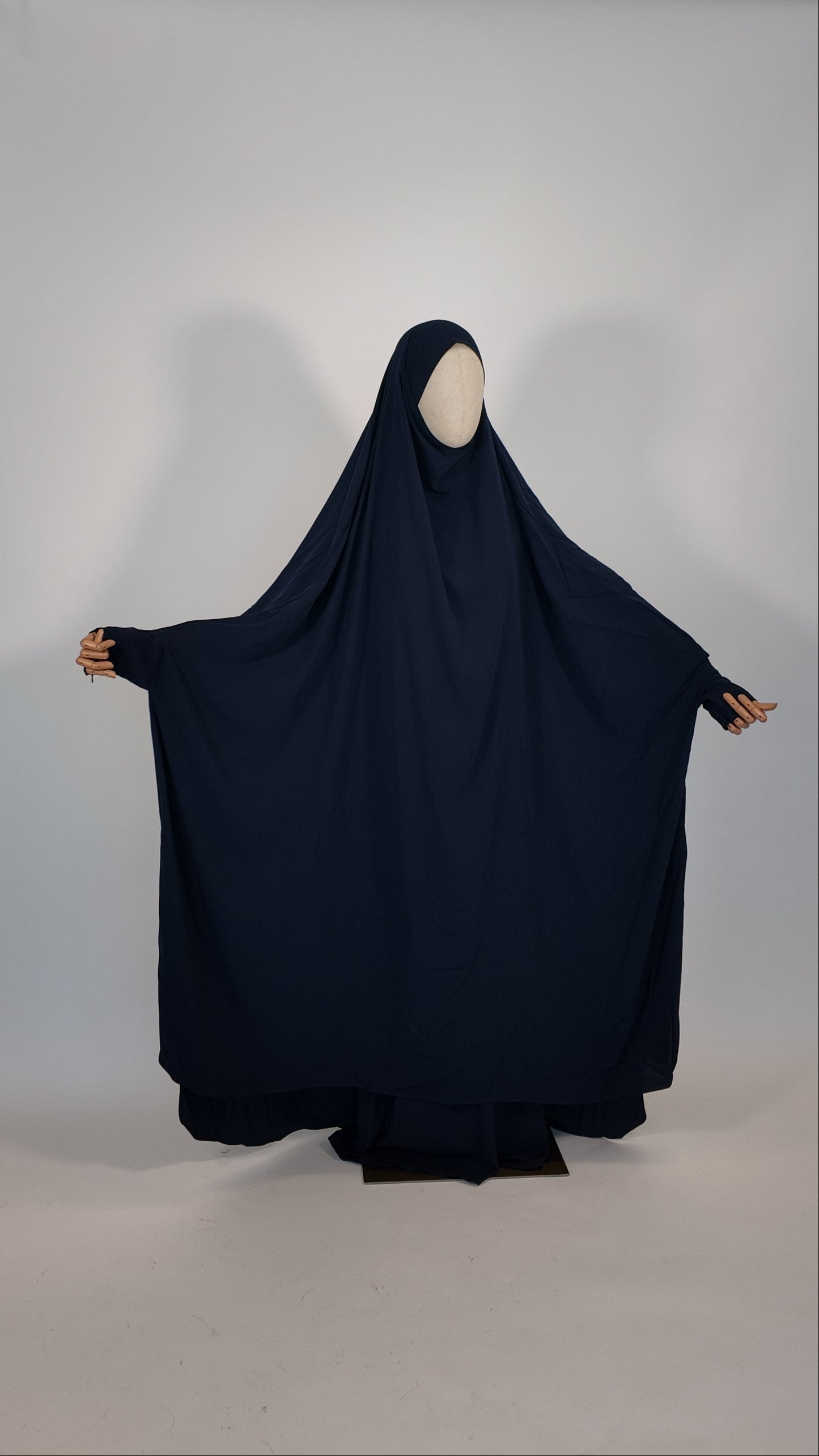 Jilbab Al-Ahsa: Two-Piece Jilbab Navy with Niqab