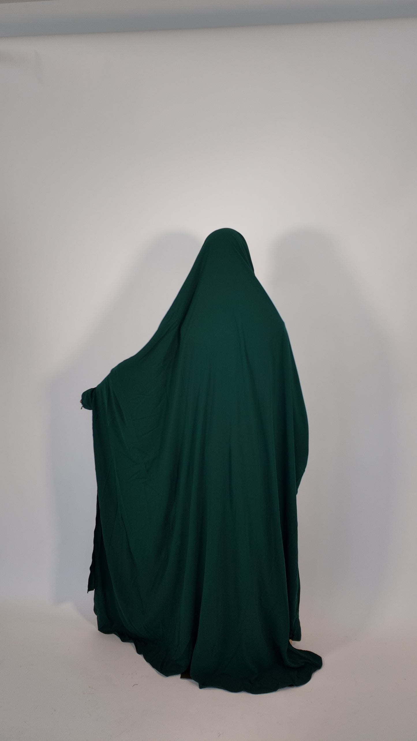 Jilbab Al-Ahsa: Two-Piece Jilbab Green with Niqab