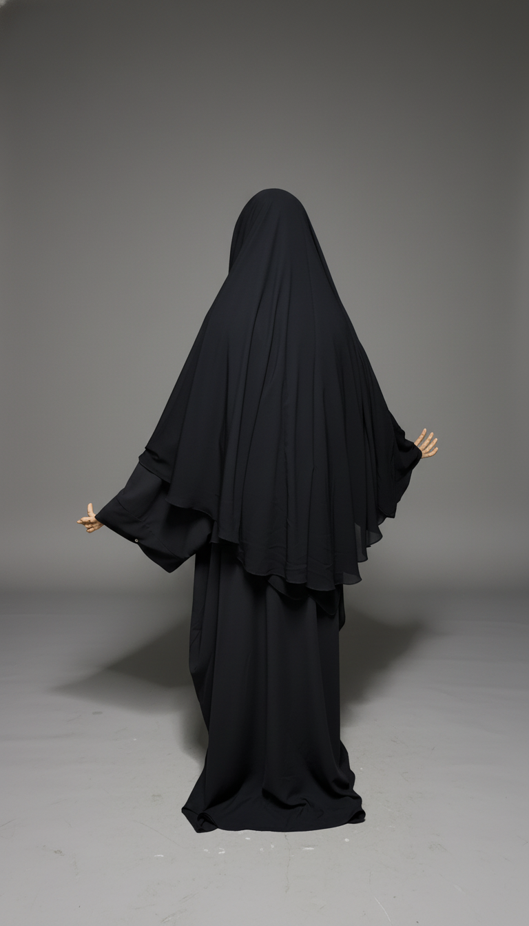 Khimar Jakarta: Short, Open-Neck & Flap Design