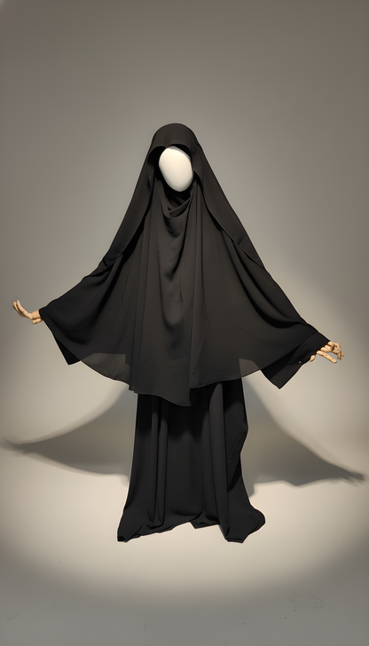 Khimar Jakarta: Short, Open-Neck & Flap Design